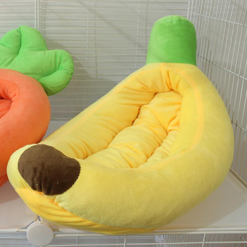 Autumn-Winter Warm Cartoon Pet Bed for Small Animals