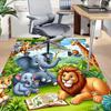 1PC jungle animals Anti-slip carpet, suitable for Office, bedroomand playrooms. It can also be used as a sofa footrest cover-W66