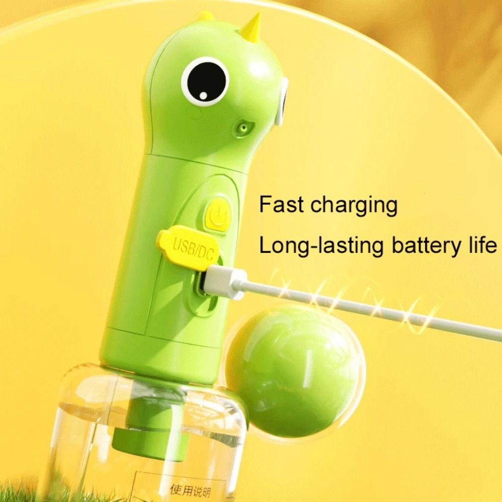 Automatic Cat Soap Foaming Dispenser Dinosaurs Shape Electric Bubble Maker  Dog Bathing