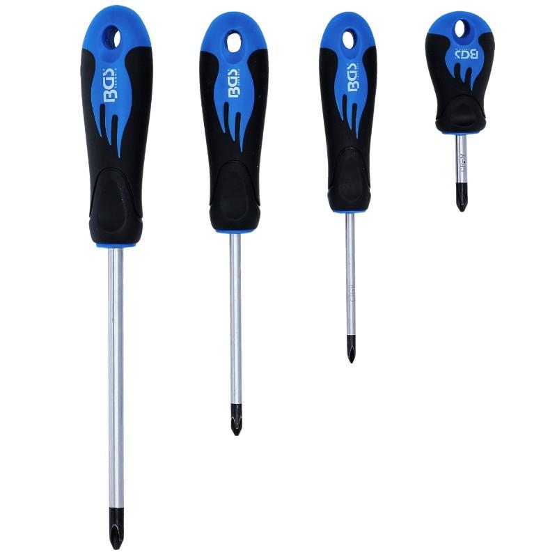 PH Phillips JIS screwdrivers for Japanese motorcycles, set of 4, BGS Technic