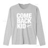 Tričko s nápisem Comeback Kid Symptoms And Cures pro muže Velikosti S 2XL vintage Prané Prodyšné módní grafické Mírně univerzální