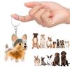 Dog Hair Storage Cute Pendant Keychain Bag Pendant Couple Car Key Chains Jewelry Souvenir Collection Gift Decoration Accessories