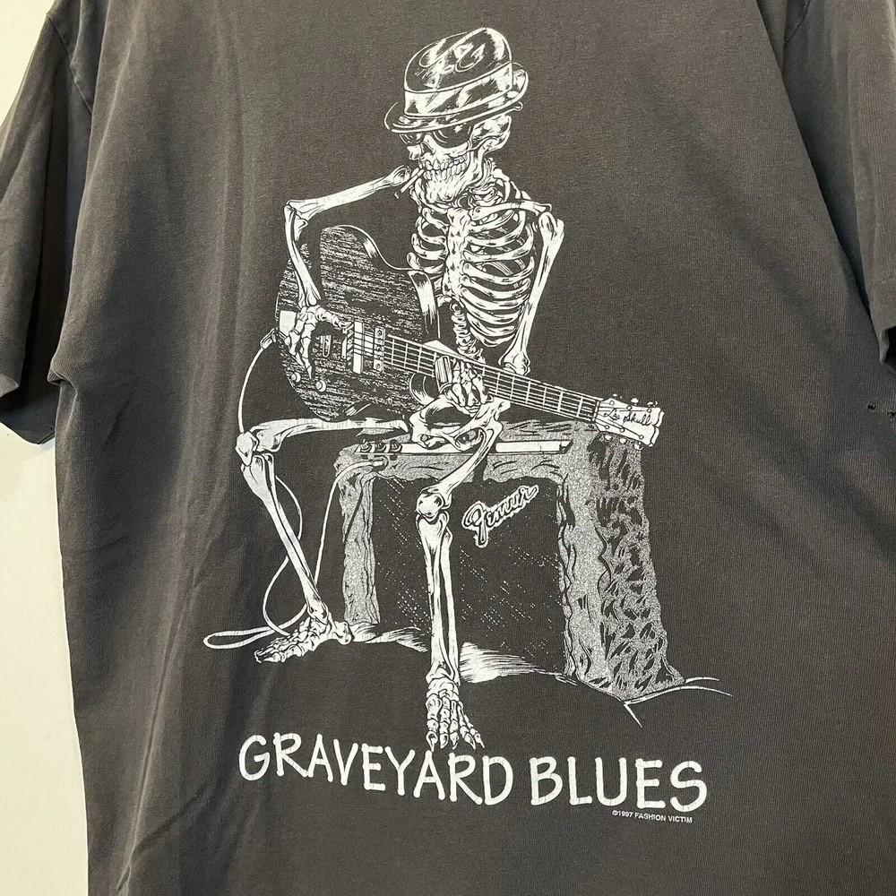 

John Lee Hooker Graveyard Blues Song Tshirt Full Size S5XL Unisex T-Shirt XL