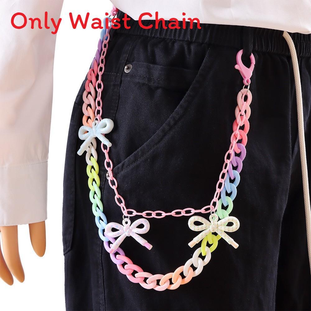 Metal Multilayer Butterfly Waist Chain For Women Summer Hip Hop Fashion Accessory