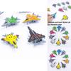 Classic Plastic Inertia Battle Plane Toy For Children Educational Activities And Gifts