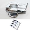 8PCS Exterior Side Door Handle Cover Trim Chrome Fit For Ford Ranger 2015-2021