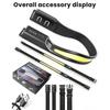 Rechargeable Work Light Magnetic LED Mechanic Bar for Car Repair Foldable Automotive Hood Lamp with Hooks Portable Bay Light for Workshop
