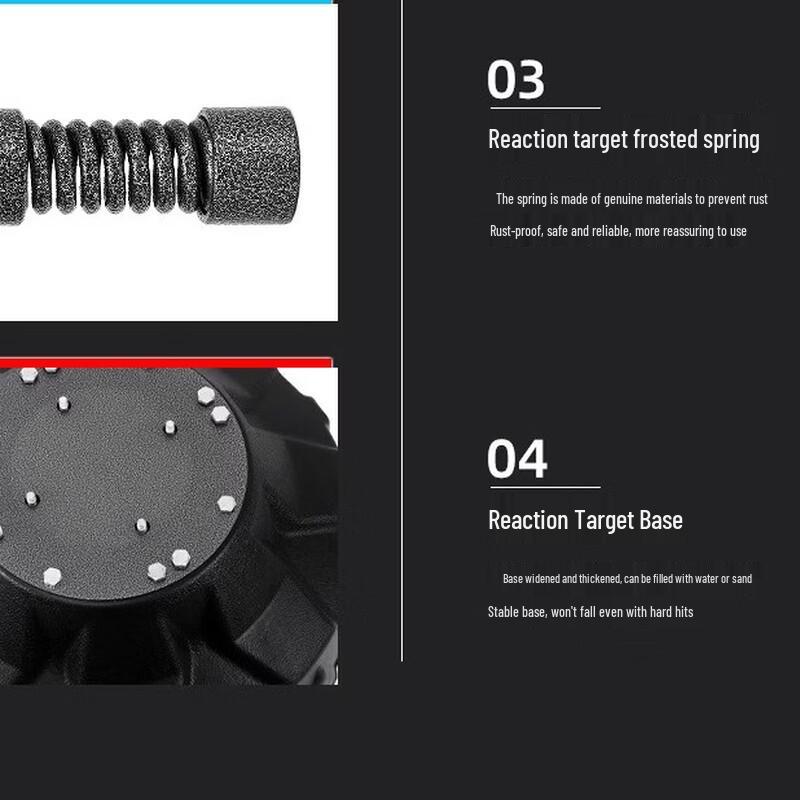 TLXT Standing Boxing Reaction Target with Rotating Speed Ball