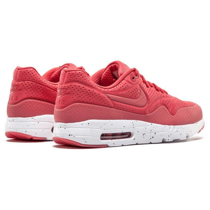 Nike Air Max 1 Ultra Moire Terra Red Unisex Sneakers White Black 705297-611