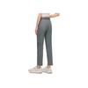 Anta Champion All-Weather Series Solid Color Mid-Rise Breathable Casual Pants Women pants Mica-Gray 162420303-1