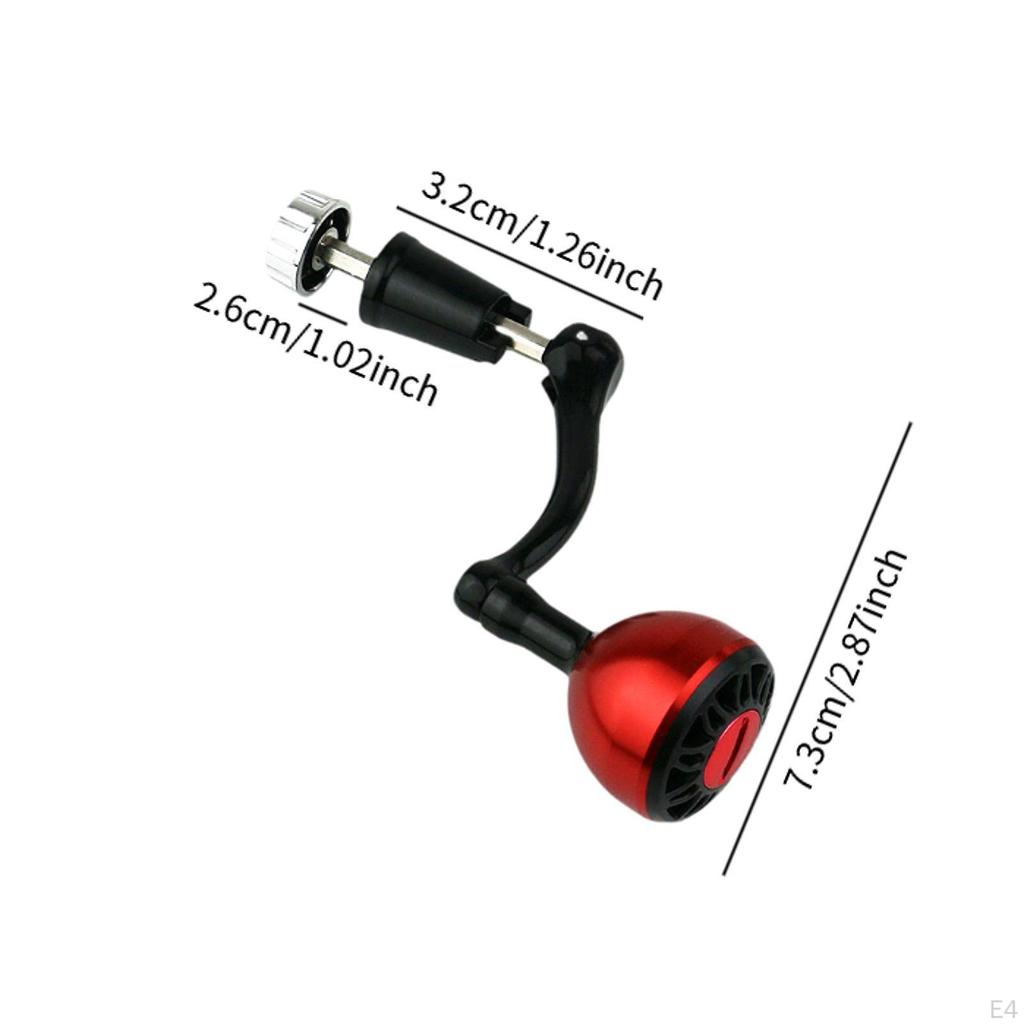 Fishing Reel Handle Ergonomic Grip Replacement Single Rocker Arm for Saltwater Activities