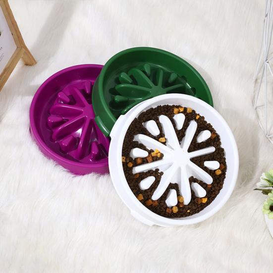Dog Slow Feeder Bowl Large Breed Unbreakable Safe Slow Down Eating Reduce Bloating Dog Bowl Easy to Clean Maze Pet Feeder