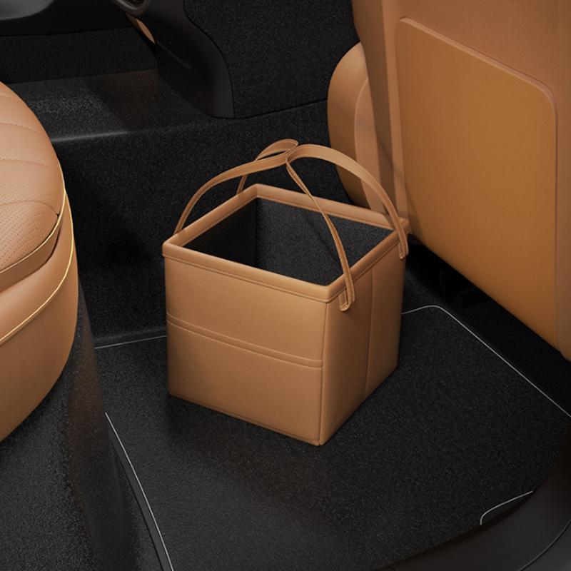 Car Foldable Trash Can Portable Waste Bin Auto Storage Box Garbage Bottle Tools Trunk Organizer Supplies Interior Accessories