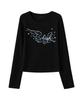 Ijeulum Soft Angel Slim Fit Long Sleeve (Black)