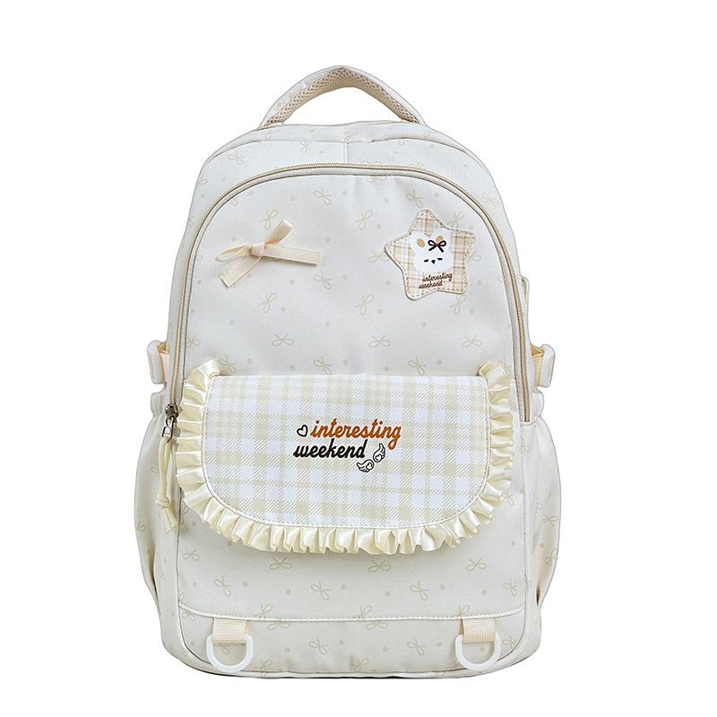 Schoolbag Junior high school girls schoolbag new large capacity high value ins wind children backpack primary school students cute backpack