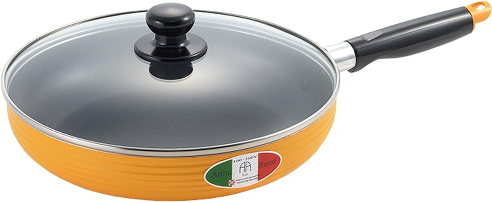 

Anna Rossi IH-compatible aluminum frying pan with lid, 26cm, AR-193R