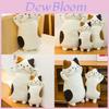 Threecolor Cat Stuffed Toy Plush Pillow For Kids Sleep Decor And Gift