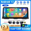 12.3" Android 13 For BMW 5 Series F10 F11 2010 2011 -2016 CIC NBT System 8 Core Car Radio GPS Multimedia Player Stereo Audio ID8