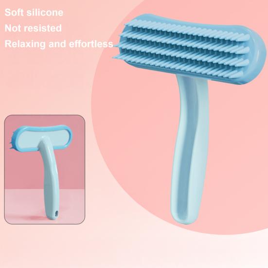 Dog Hair Remover Brush Pet Comb for Dogs And Cats Silicone Soft Teeth Massage Comb Grooming Bath Brush Pet Supplies