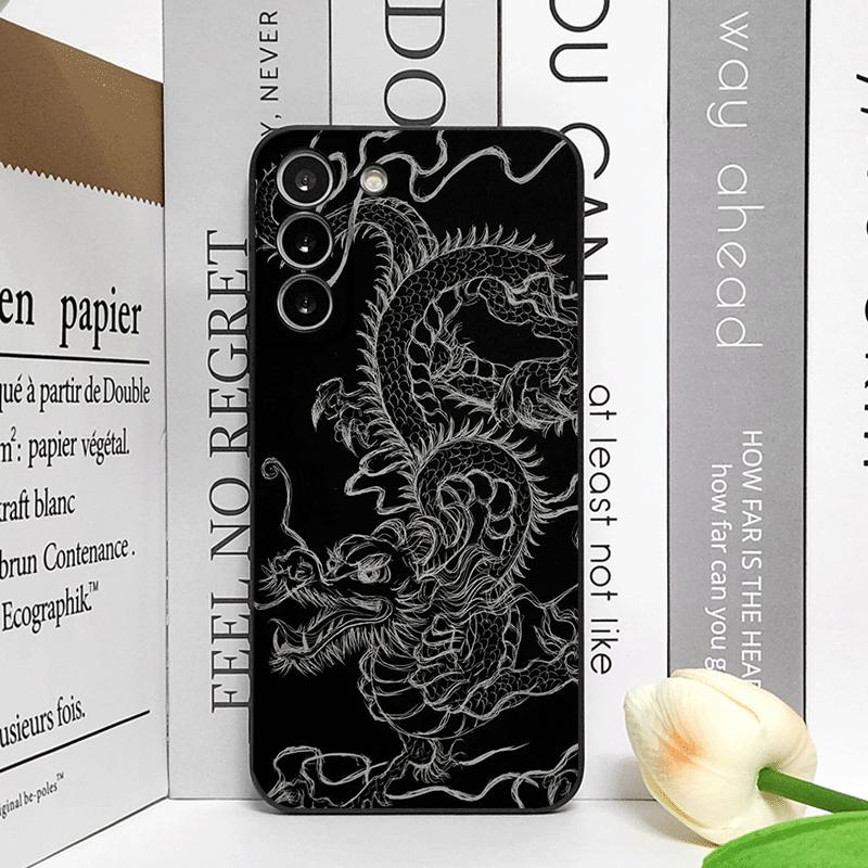 

Aesthetic Stylish Cool Black Dragon Printed Phone Case for Motorola Moto Edge 50 Fusion 60 40 30 Neo G34 G14 G85 G54 Soft Cover Motorola Moto X40