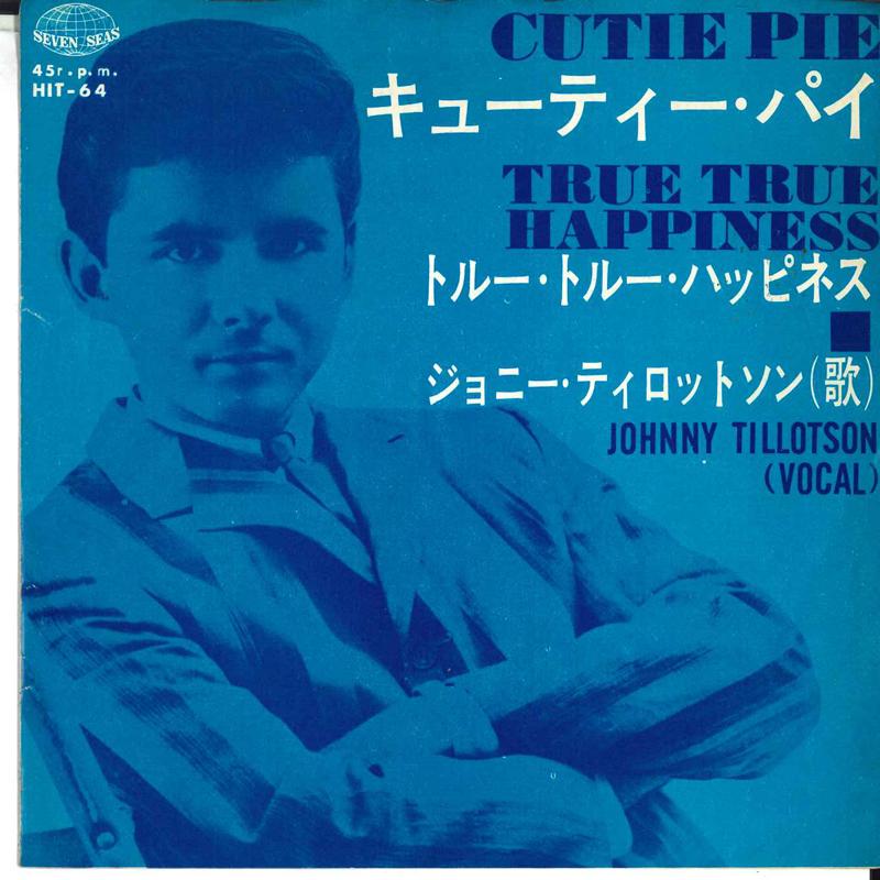 

7inch Record JOHNNY TILLOTSON - Cutie Pie HIT64 SEVEN SEAS 1964 Japan Rock Used