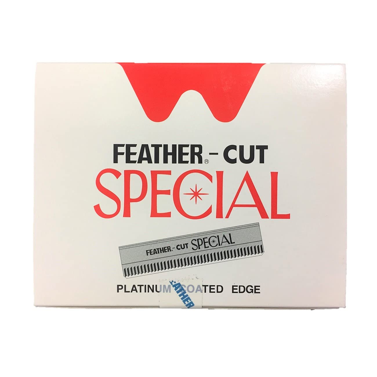 

Feather Safety Razor Feather Cut Special Replacement Blades 10 Pieces x 10 Pieces
