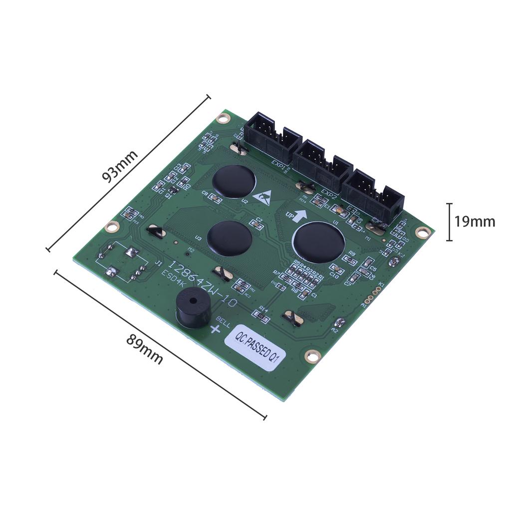 3D Printer Screen 12864 Display LCD Screen Control Board Accessories Compatible with Ender3 3s 3x Pro