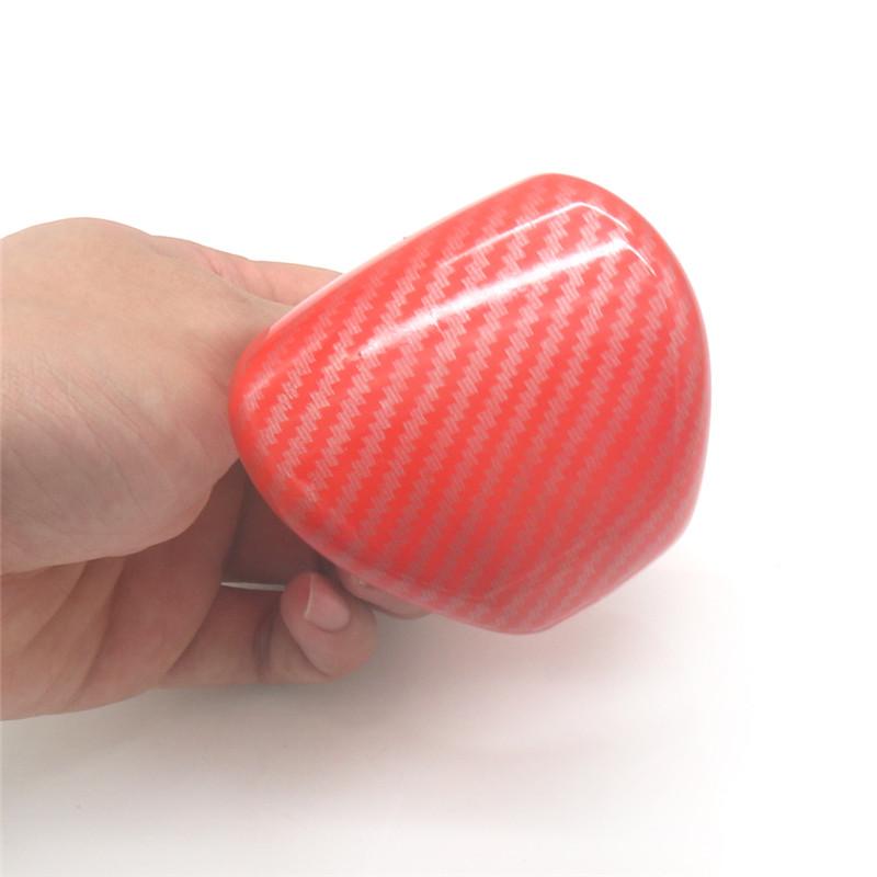 Carbon Fiber ABS Plastic Car Gear Shift Knob Cover Trim For Lexus ES UX LX 2018-2023 Interior