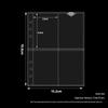 Polaroid A5 6-Hole Photo Album Refill Pages, Transparent PP, 76543 Inch, Loose-Leaf