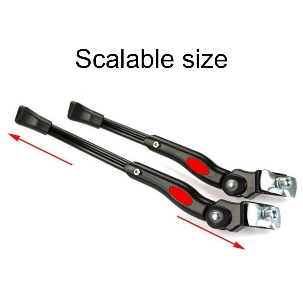 Parkstützständer, verstellbarer Fahrradständer, Aluminiumlegierung, MTB-Rennrad, Seitengepäckträger, Fußstütze für MTB/Schnee/Faltrad