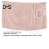 Men Bath Towel with Pocket Coral Fleece Quick Absorbent Adjustable Waist Button Closure Towel Wrap Skirt Sauna Towels Men Wrap Robe for Gym Spa Beach