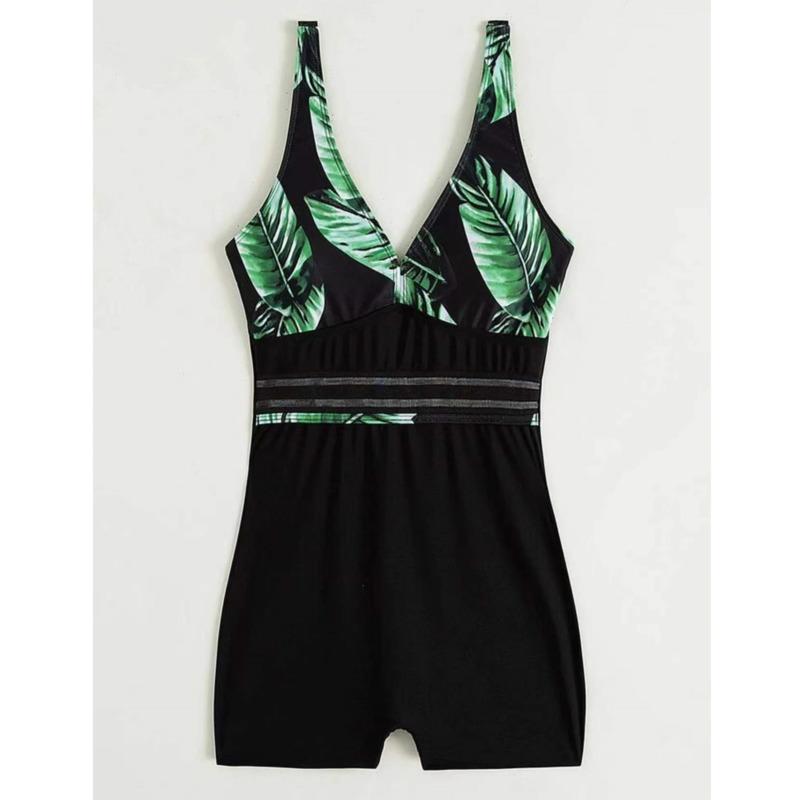 Summer Sexy Print One Piece Swimsuits Closed Female Swimwear Push Up Body Women's Swim Wear Bathing Suits Beach Pool Bather 2025