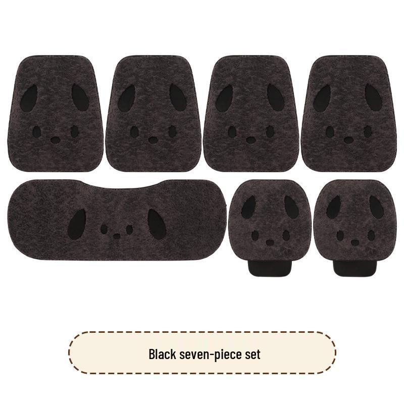 Winter Plush Puppy Car Seat Cushion for Ford Focus - Warm & Cute