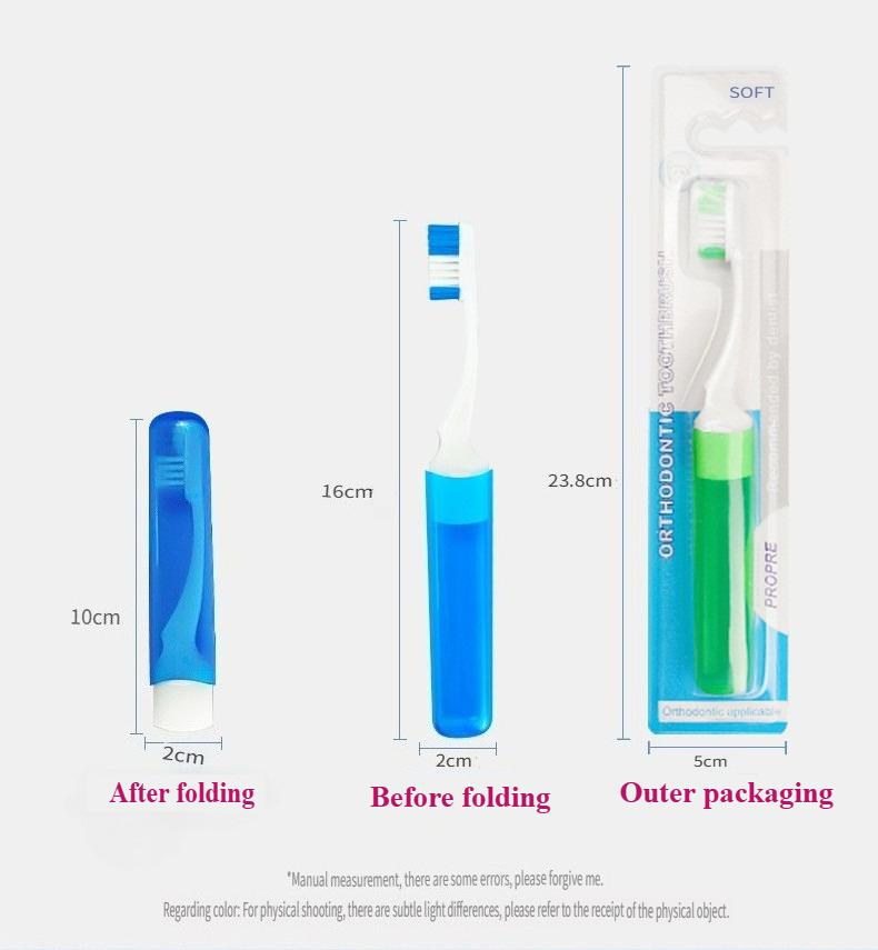 

Travel Toothbrush Set,Mini Soft Portable Toothbrush with Independent Packaging Perfect for Travel, Camping, and Home Use