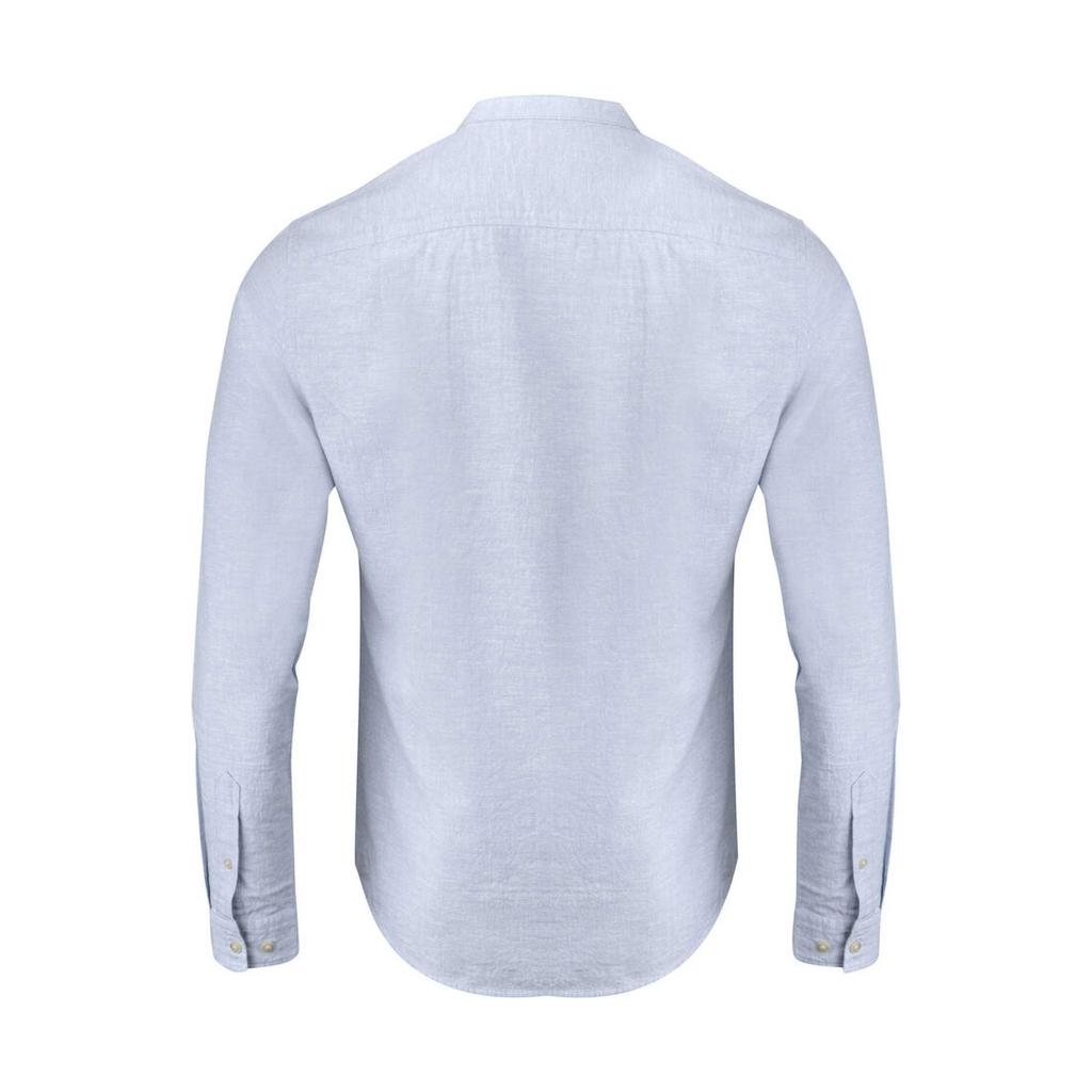 James Harvest Mens Townsend Linen Blend Shirt