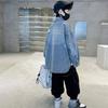 Boys Loose Denim Coat Spring and Autumn 2025 Children's Fashion Handsome Shirt