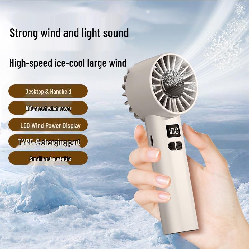 JK107 Mini Portable Rechargeable Handheld Fan - Cool Breeze for Students Not Disclosed