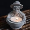 Multipurpose Witch Skull Candle Mould Sturdy Silicone Crafting Tool for Home Decoration and Holidays