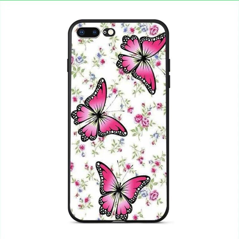 Śliczny motyl etui na telefon iPhone Samsung Galaxy Redmi Xiaomi Oppo OnePlus Note SA 7 8 9 10 11 12 13 14 20 21 22 23 53 54 Pro Max Ultra TPU miękki