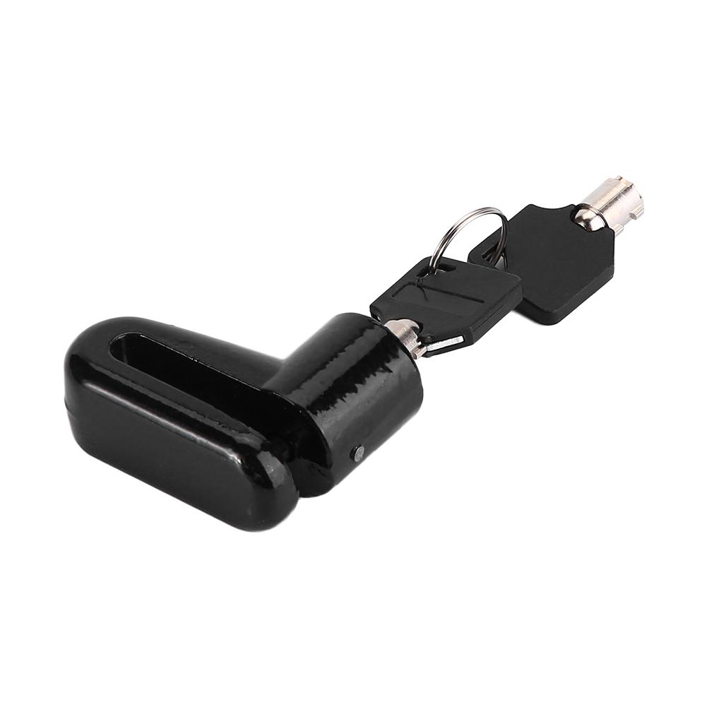 3 Colors Metal Bike Lock Disc Brakes Anti Theft Bicycle Locks With Plastic Frame & Keys