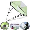 1PCS Kayak Downwind Paddle Inflatable Canoe Boat Drift Sails with Clear Window Boat Folding Thruster Fittings