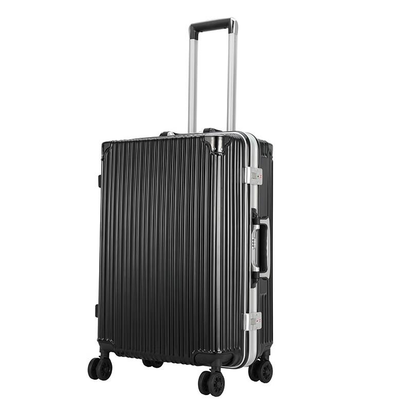 HYX Striped Aluminum Frame Luggage