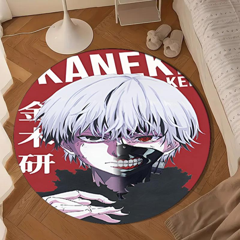 Tokyo Ghoul Kaneki's Struggle Round mat Home Decor, Chair rug For livingroom,Bedroom, doormat home decor Birthday Gift Christmas Gifts