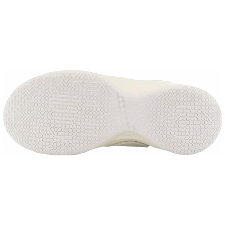 Li Ning SONIC 9 Cushioning Slip Resistant Abrasion Resistant Coverage Support Mid Top Basketball Shoes Men's White ABAR011-7