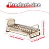 Bowl Rack Drainer with Cutlery Holder Dish Storage for Kitchen Organization