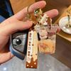 Milk Tea Cup Milk Tea Cup Bear Keychain Milk Tea Bottle Keyring Liquid Oil Keyring Bag Pendant