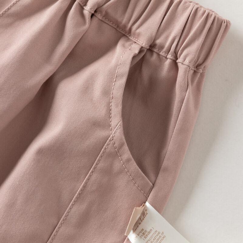 DAVE & BELLA Girls' Fall Woven Wide-Leg Casual Pants