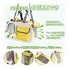 WagBloom Pet Carrier Bag, Foldable Cat Carrier Bag, Breathable & Lightweight, Small Dog Carrier Bag, 3WAY, Handbag/Shoulder/Car Load Capacity 8KG,