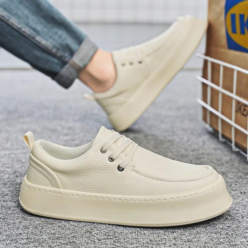 Quality Men's Casual Shoes Fashion Men's Loafers Platform Men's Board Shoes Sell Male Leisure Shoes Para Hombre