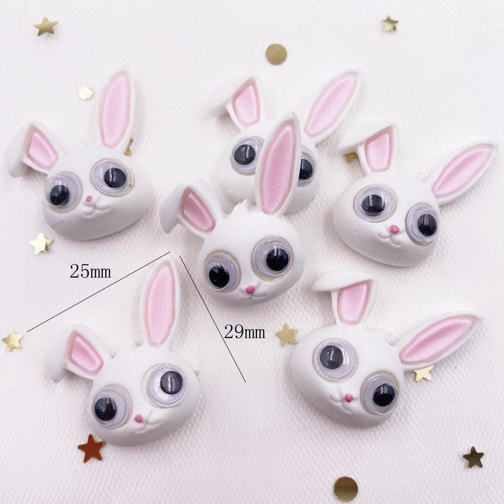 

10 шт. Смоляна ручна фарба, рухомі очі, милі барвисті тварини, кабошон, камінь, альбом із записками, прикраси на Хелловін для ремесел